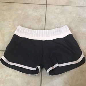 Lululemon black and pink shorts